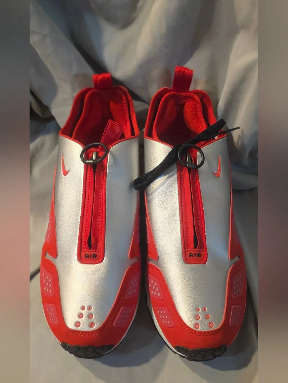 Nike Air Max Sunder SNDR Shoes Red Silver IH3988-001 Women SZ 10 Men 8.5 NWOB